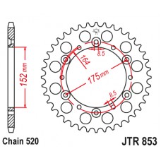 Звезда задняя JT JTR853.48